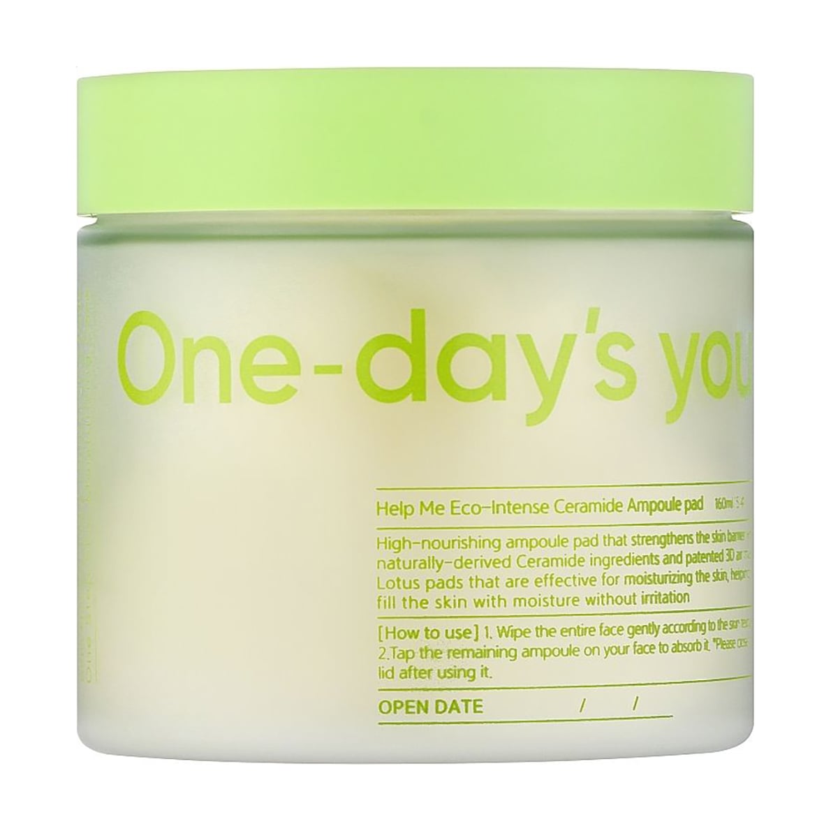 Пілінг-пади для обличчя One-day's You Help Me! Eco-Intense Ceramide Ampoule Pad, 90 шт
